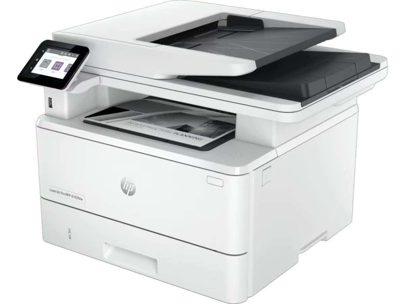 HP LaserJet Pro MFP 4103fdw Wireless Color Printer, 50 ppm Print Speed, 42 cpm Copy, 50-Sheet ADF, Touchscreen, Duplex, Wi-Fi, Ethernet