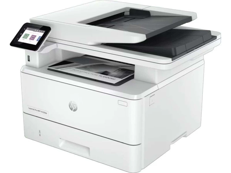 HP LaserJet Pro MFP 4103fdn Monochrome Laser Printer, A4, 40ppm, Print, Scan, Copy, Fax, Duplex, Network, High-Speed Performance