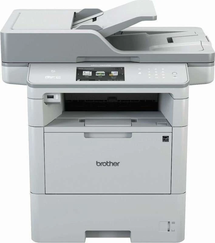 Brother MFC-L6900DW A4 Mono Laser Multifunction Printer, 50ppm, Duplex, Wi-Fi, USB, Network, Print, Scan, Copy, Fax, A4/A5/A6 Support
