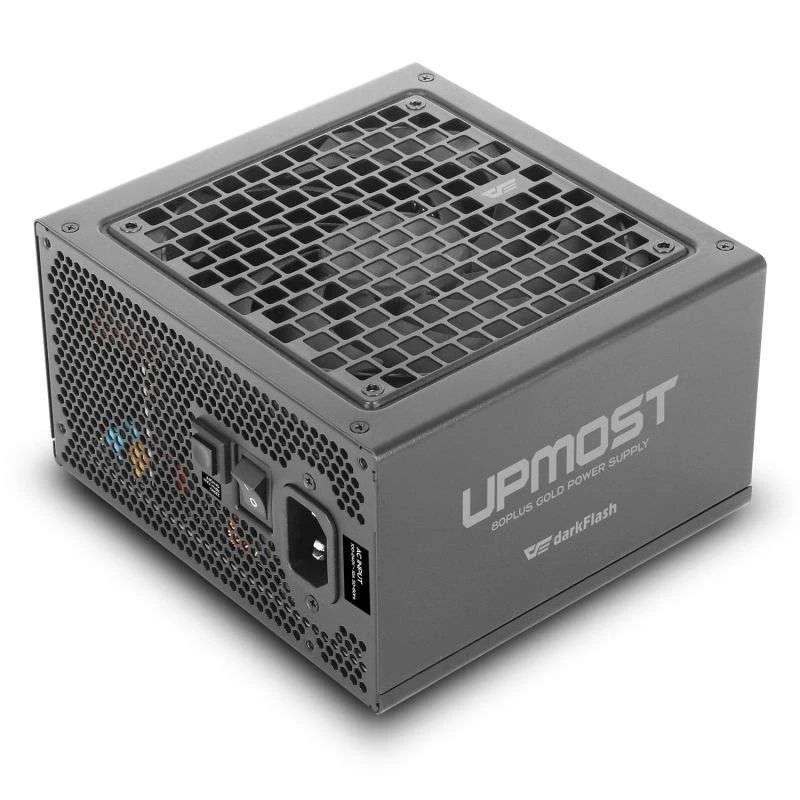 Darkflash UPT 850W ATX 3.0 Power Supply, 80 Plus Gold Certified, Full Modular, Black, High Efficiency PSU, PCIe 5.0 Ready