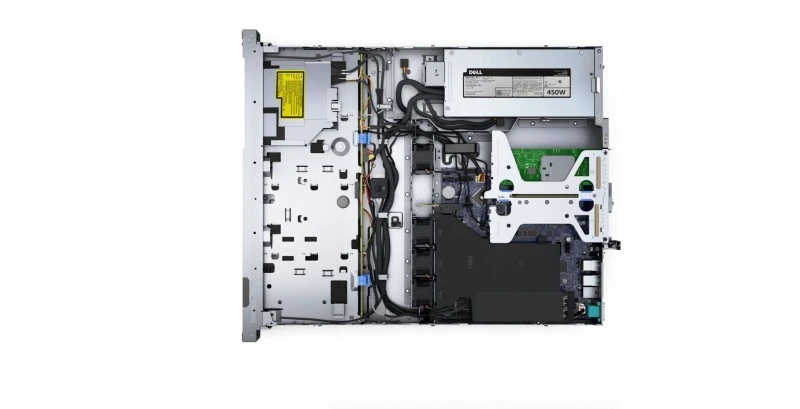 Dell PowerEdge R250 Server, Intel Xeon E-2314 2.8GHz 4-Core, 4-Thread, 16GB DDR4 3200MT, s ECC, 2TB SATA 7.2K HDD, PERC H345, iDRAC9, 1U Rack