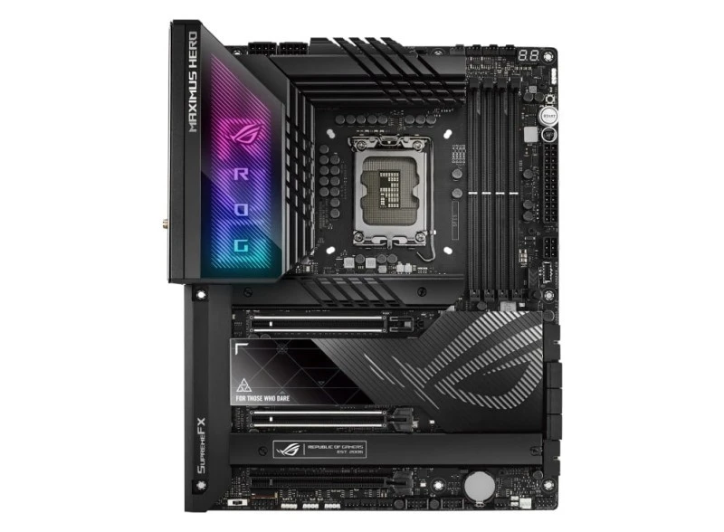 ASUS ROG Maximus Z790 Hero Motherboard, Intel LGA1700, ATX, DDR5 192GB, PCIe 5.0, 5x M.2, Wi-Fi 6E, USB 4.0, Thunderbolt 4, HDMI, Aura Sync RGB