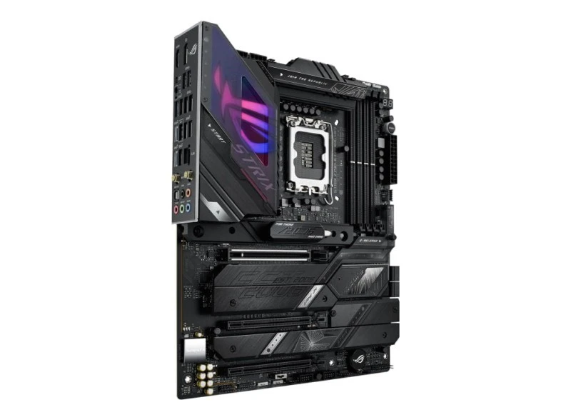 ASUS ROG STRIX Z790-E GAMING WIFI Motherboard, Intel LGA1700 Socket, DDR5 128GB, PCIe 5.0, Wi-Fi 6E, Bluetooth 5.3, 4x M.2 Slots, ATX, Aura Sync RGB